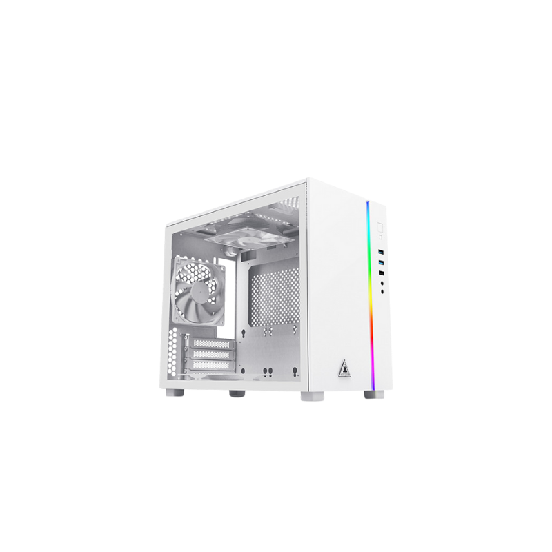 KCF-35.png Montech Sky One ITX Casing with 3 Silent Fan - White - Image 1