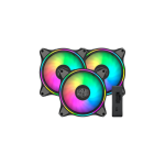 Cooler Master MasterFan MF120 Halo ARGB 120mm Fan 3 Fan Pack with Controller - Image 2