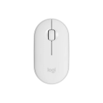 Logitech Pebble M350 Wireless/Bluetooth Mouse - Off White