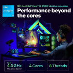 Intel® Core™ i3-12100F (4-Core/8-Threads) Intel Processor | Intel 12th Gen CPU (LGA1700) - Image 3