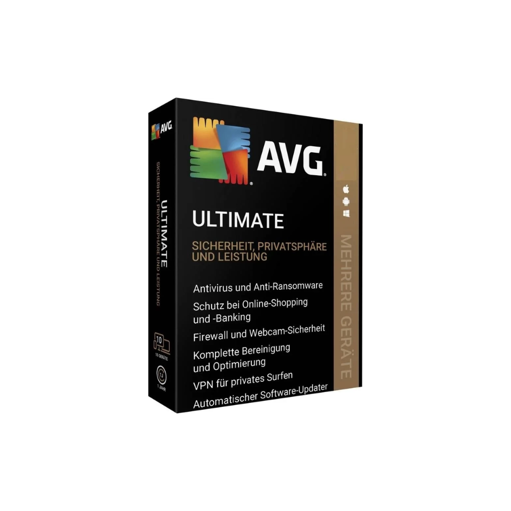 Software (11) AVG Ultimate Premium Internet Security Latest Version Antivirus - Image 1