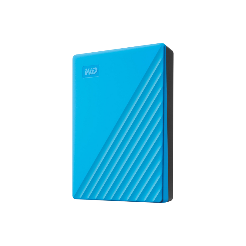 TMS-10.png Western Digital WD My Passport 4TB USB 3.2 Portable External Hard Drive Blue - Image 1